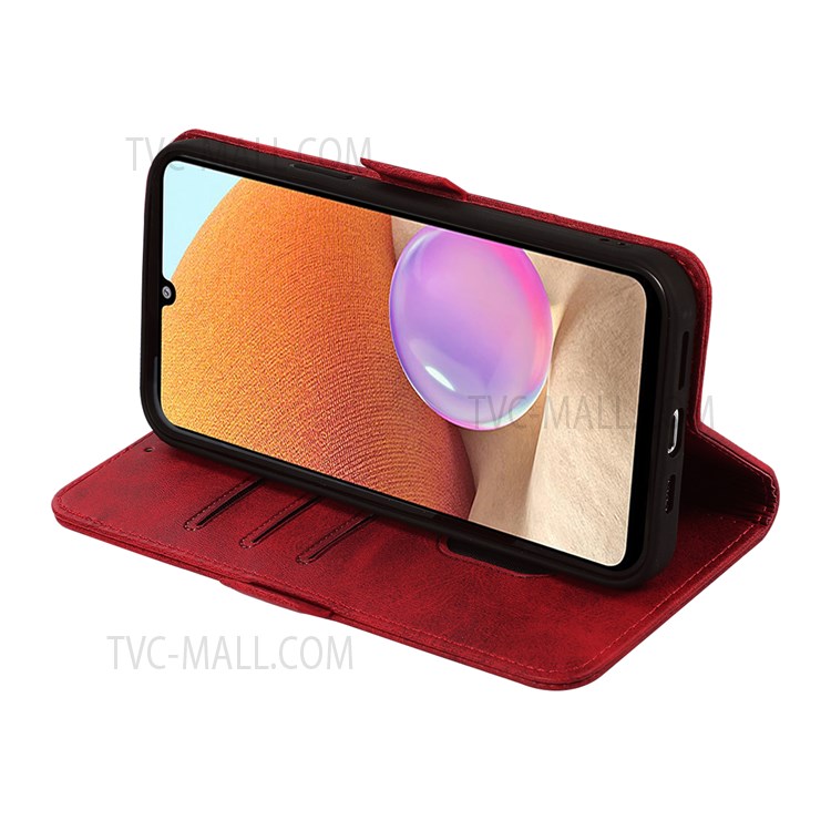 Supporting Stand Phone Covering Cute Cat Butterfly Imprinting PU Leather Wallet Phone Drop-proof Case Shell with Strap for Google Pixel 6a - Red-4