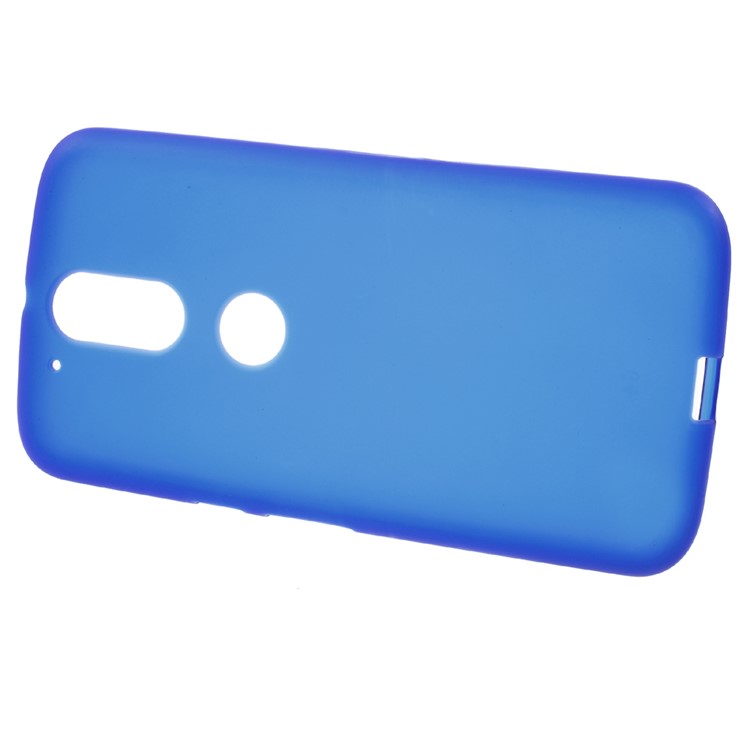 Double-sided Frosted TPU Gel Case for Motorola Moto G4 / G4 Plus - Blue-2