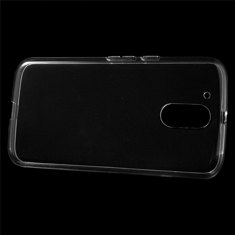 Slim Glossy TPU Case Cover for Motorola Moto G4 / G4 Plus - Transparent-2