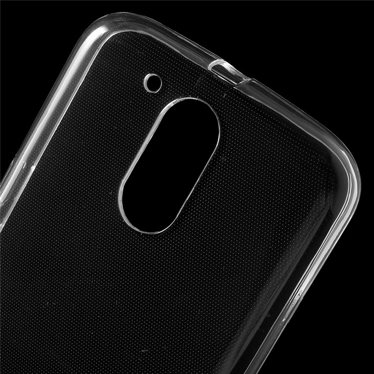 Slim Glossy TPU Case Cover for Motorola Moto G4 / G4 Plus - Transparent-4