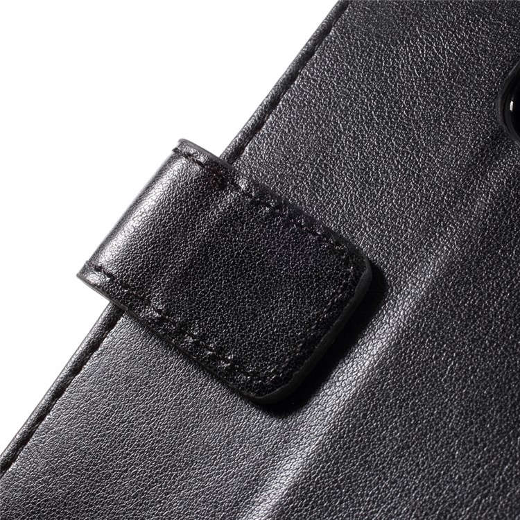 Imprinted Pattern Dual magnetic Wallet Leather Stand Case for Motorola Moto G4/G4 Plus - Black-10
