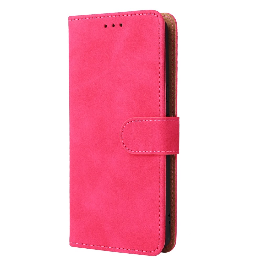 For Google Pixel 7 Skin-touch Feeling PU Leather + TPU Phone Cover Stand Wallet Shell Mobile Phone Case - Rose-6