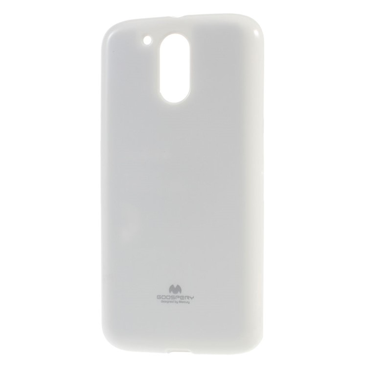 MERCURY GOOSPERY Flash Powder TPU Shell Case for Motorola Moto G4 / G4 Plus - White-1