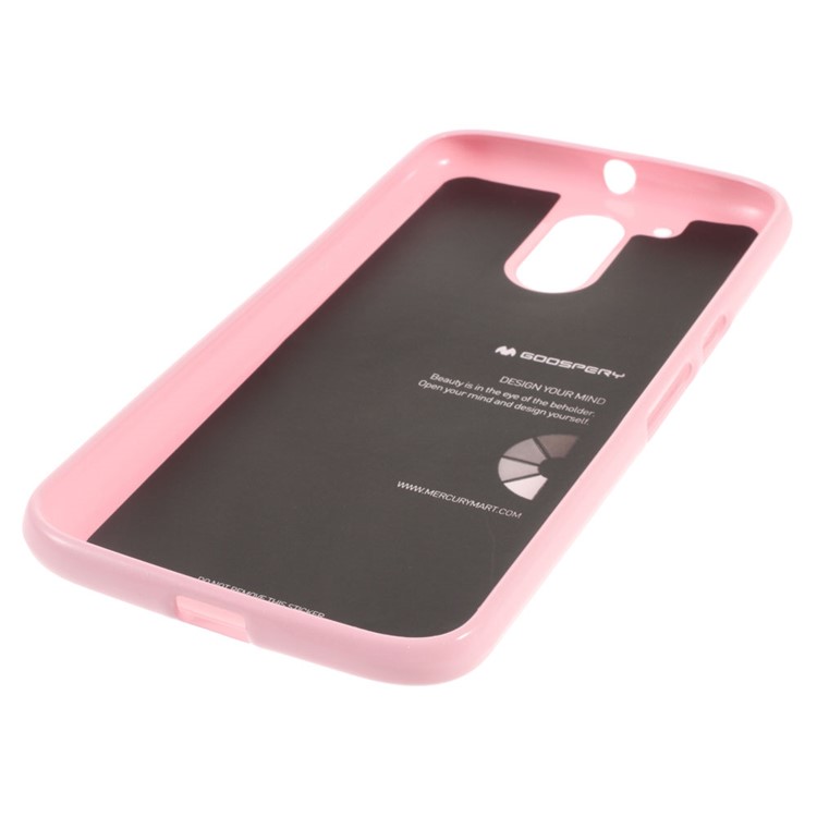 MERCURY GOOSPERY Flash Powder TPU Cover Case for Motorola Moto G4 / G4 Plus - Pink-4