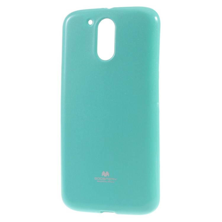 MERCURY GOOSPERY Flash Powder TPU Gel Case for Motorola Moto G4 / G4 Plus - Cyan-1