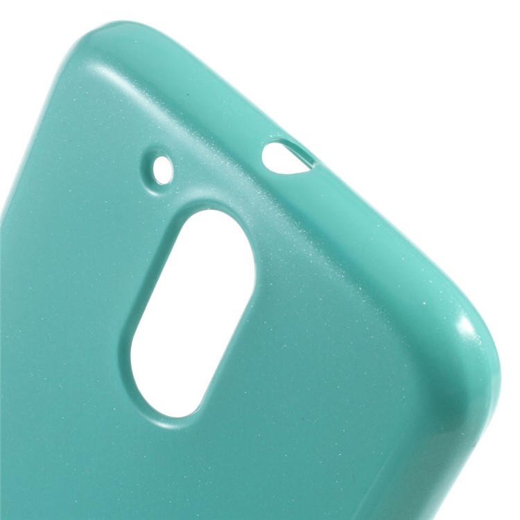 MERCURY GOOSPERY Flash Powder TPU Gel Case for Motorola Moto G4 / G4 Plus - Cyan-2