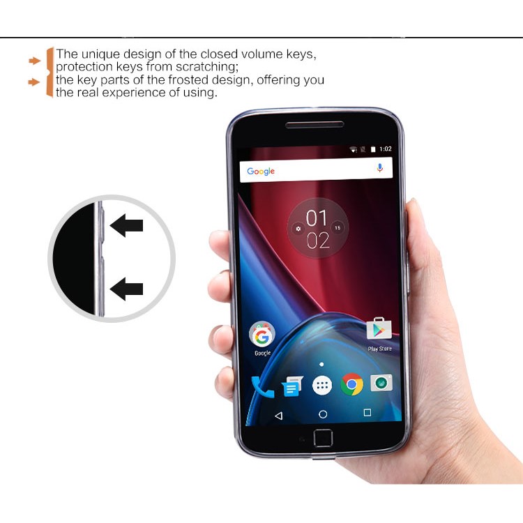 NILLKIN 0.6mm Nature TPU Gel Protective Shell for Motorola Moto G4 Plus / Moto G4 - Brown-10