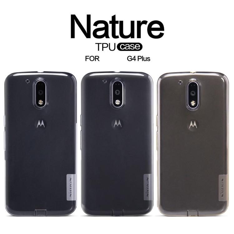 NILLKIN 0.6mm Nature TPU Gel Protective Shell for Motorola Moto G4 Plus / Moto G4 - Brown-7
