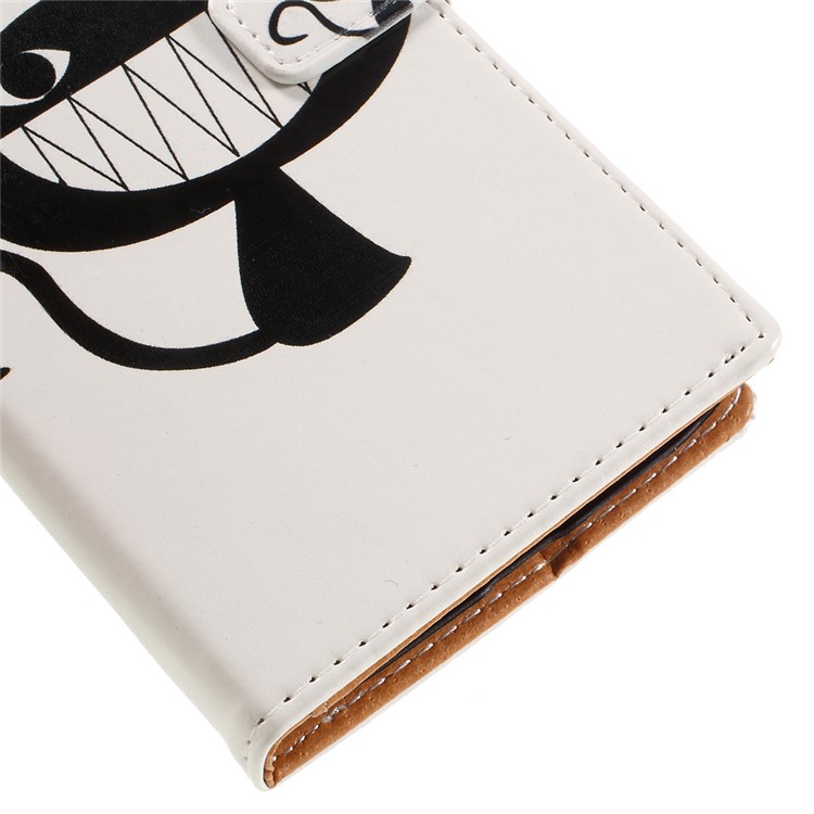 Patterned Flip Leather Wallet Cover for Motorola Moto G4 Play - Funny Cat-7