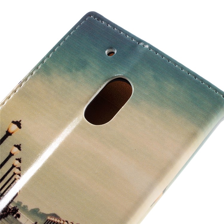 Pattern Printing Leather Protector Case for Motorola Moto G4 Play - Seaside Trestle-8