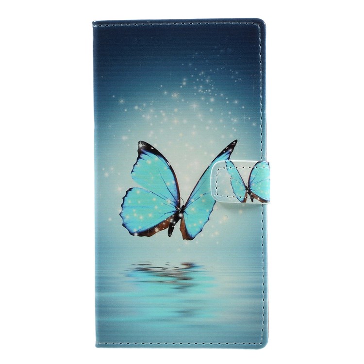 Custodia Per copertura In Pelle Per Moto Motorola G4 - Bella Farfalla-3