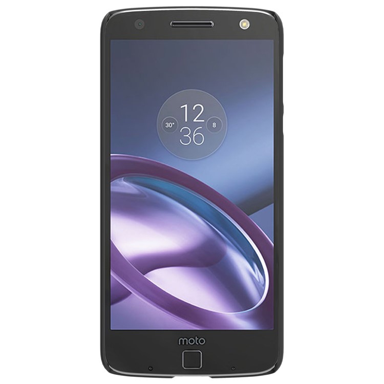 NILLKIN for Motorola Moto Z Super Frosted Shield Hard Case + Screen Film - Black-2
