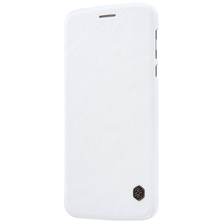 NILLKIN Qin Series Leather Card Holder Cover for Motorola Moto Z - White-3