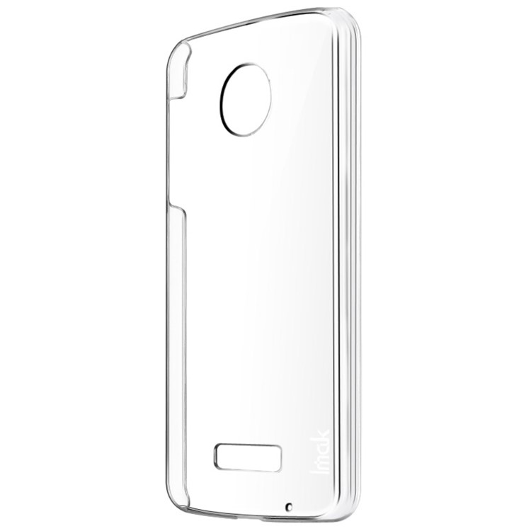 IMAK Crystal Clear Wear Resistant Plastic Cover for Motorola Moto Z Play-8