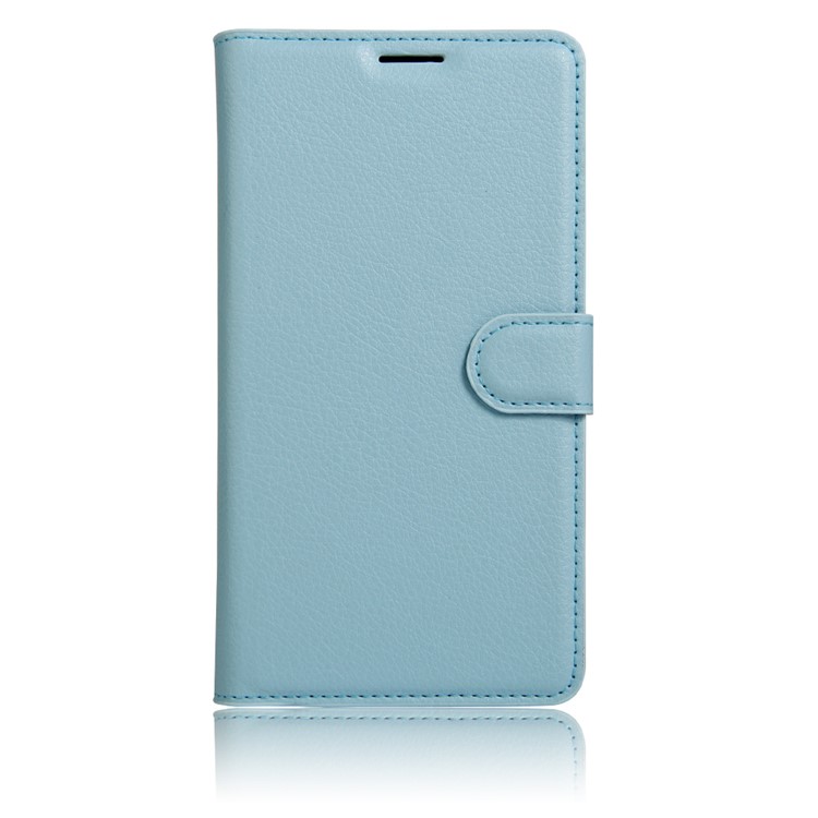 Litchi Skin Litchi Skin Wallet Leather Stand Cover for Google Pixel XL - Blue-2