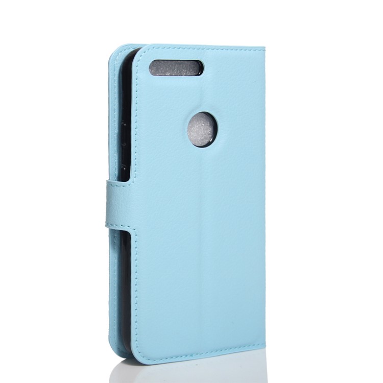 Litchi Skin Litchi Skin Wallet Leather Stand Cover for Google Pixel XL - Blue-3