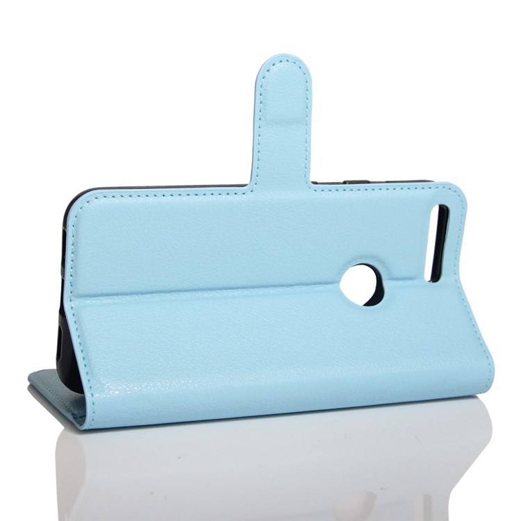 Litchi Skin Litchi Skin Wallet Leather Stand Cover for Google Pixel XL - Blue-6