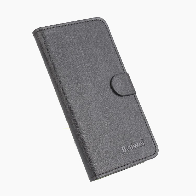 BAIWEI Contrast Color Leather Card Holder Case for Google Pixel XL - Black-1