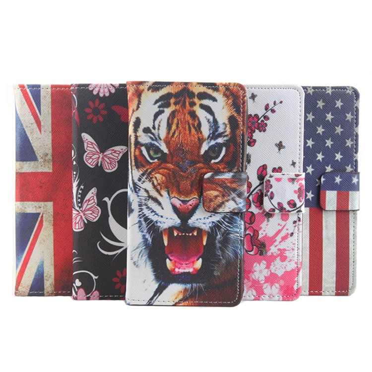 Pattern Printing Flip Leather Stand Case for Google Pixel XL - Blue Butterfly-6