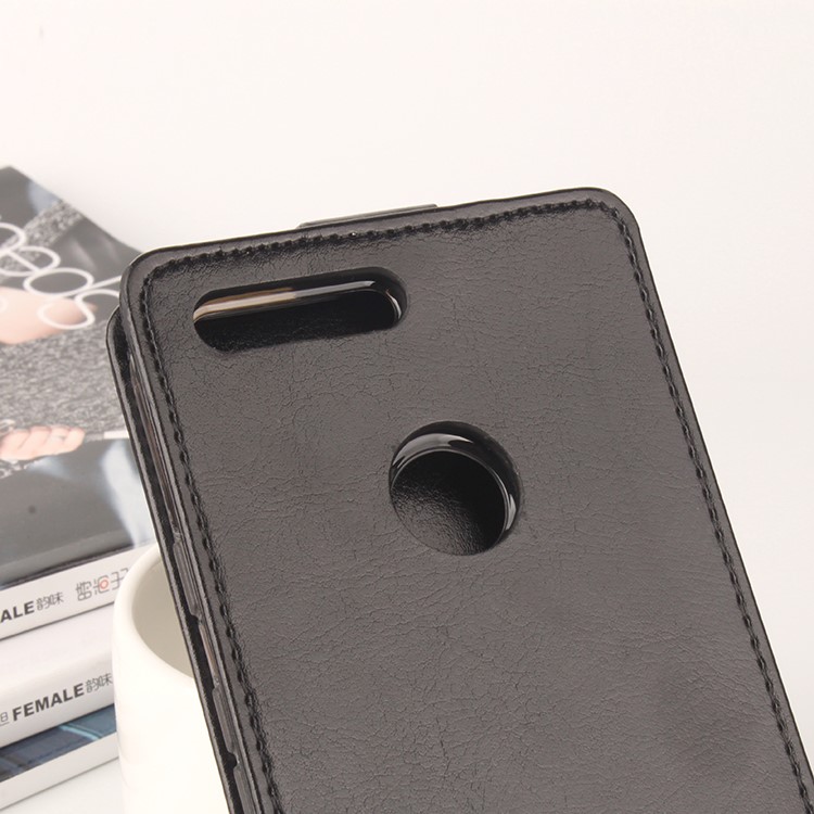 BAIWEI Crazy Horse Leather Vertical Case for Google Pixel XL - Black-6