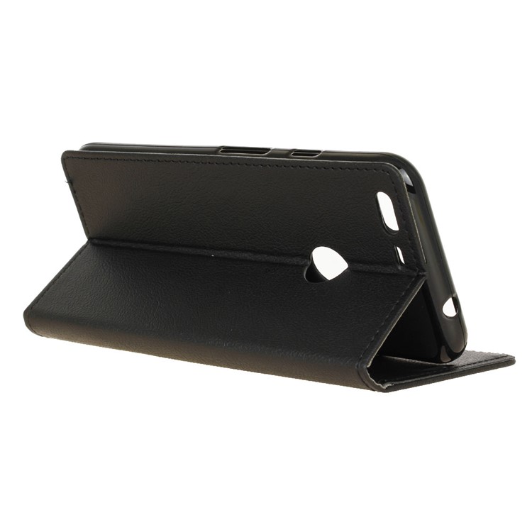 Textured PU Leather Wallet Case for Google Pixel XL - Black-5