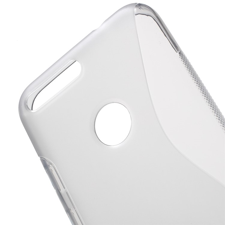 S Shape TPU Cover Case for Google Pixel XL - Grey-5