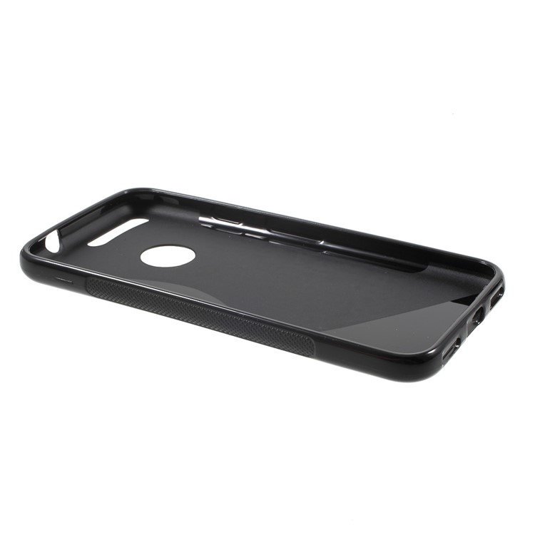 S Shape TPU Case for Google Pixel - Black-3