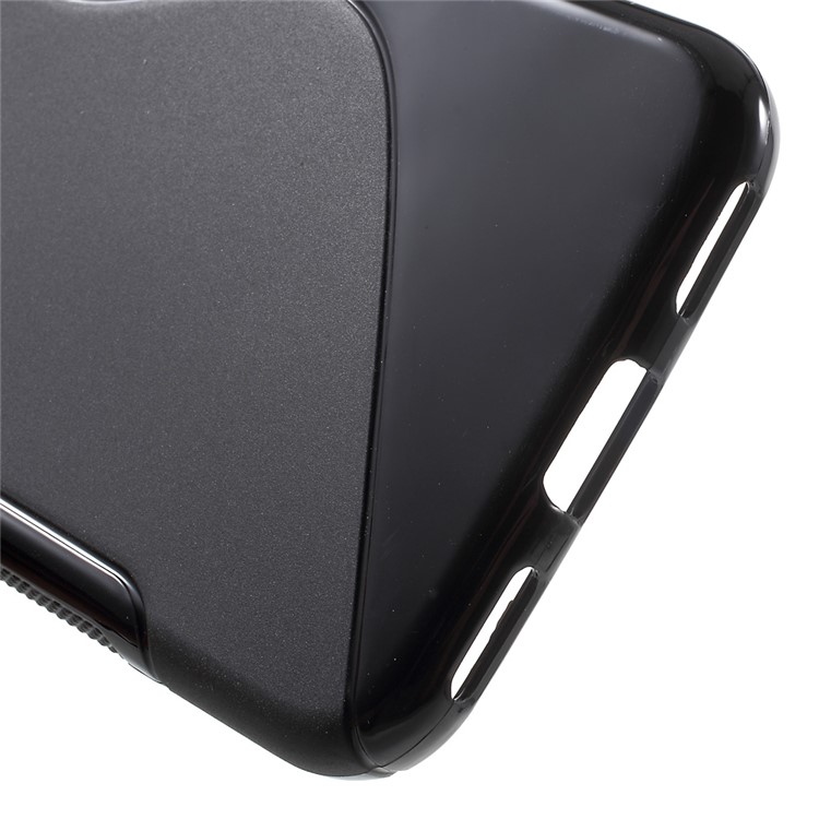 S Shape TPU Case for Google Pixel - Black-4