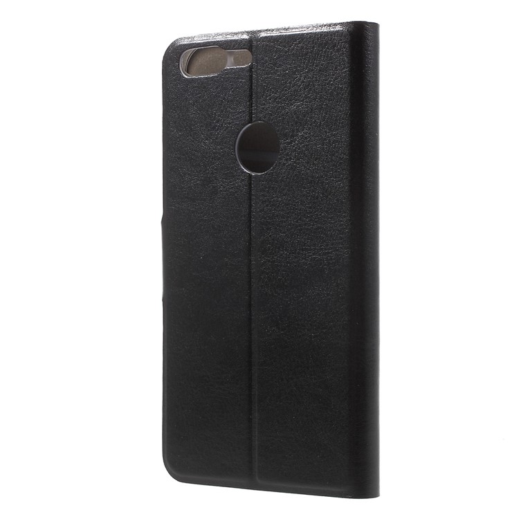 Crazy Horse Leather Card Slot Case for Google Pixel XL - Black-2