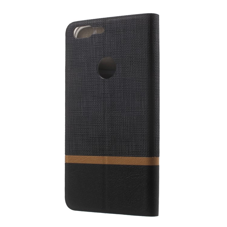 Flip Stand Leather Card Holder Case for Google Pixel XL - Black-2