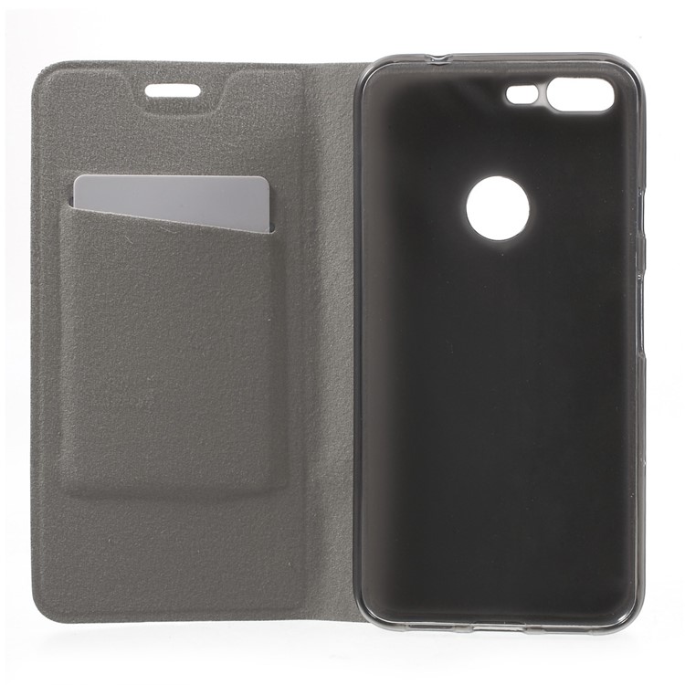 Flip Stand Leather Card Holder Case for Google Pixel XL - Black-4