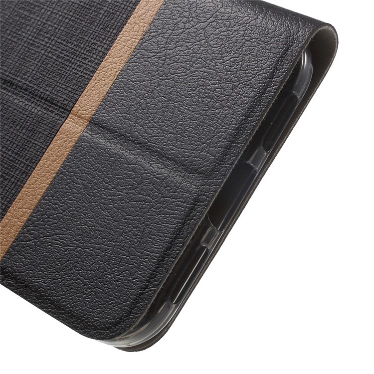 Flip Stand Leather Card Holder Case for Google Pixel XL - Black-8