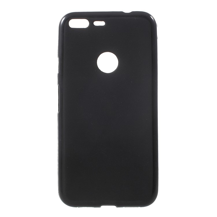 Dual-sided Matte Soft TPU Back Case for Google Pixel XL - Black-1