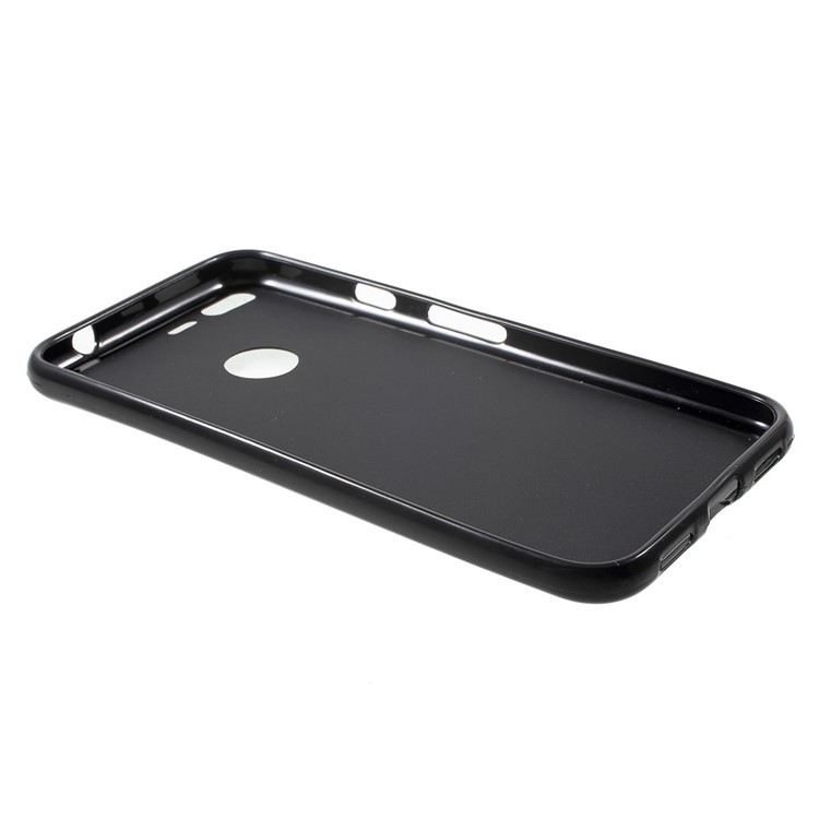 Dual-sided Matte Soft TPU Back Case for Google Pixel XL - Black-3