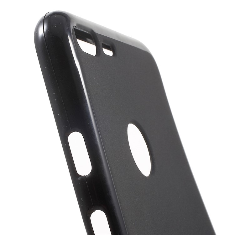 Dual-sided Matte Soft TPU Back Case for Google Pixel XL - Black-6