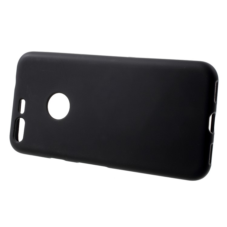 Anti-fingerprint Frosted TPU Gel Case for Google Pixel 5.0 inch - Black-2