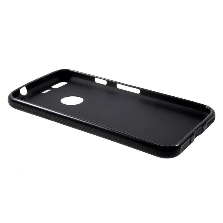 Anti-fingerprint Frosted TPU Gel Case for Google Pixel 5.0 inch - Black-3