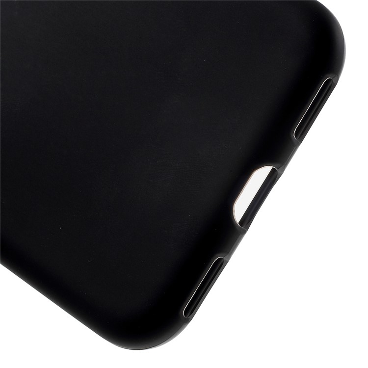 Anti-fingerprint Frosted TPU Gel Case for Google Pixel 5.0 inch - Black-4