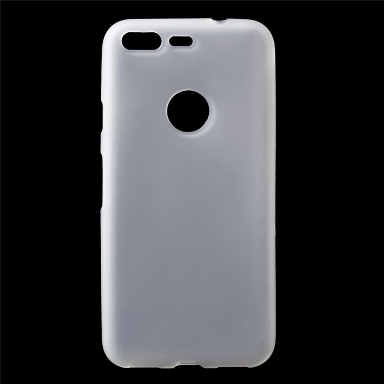 Anti-fingerprint Frosted TPU Gel Cover for Google Pixel 5.0 inch - White-1