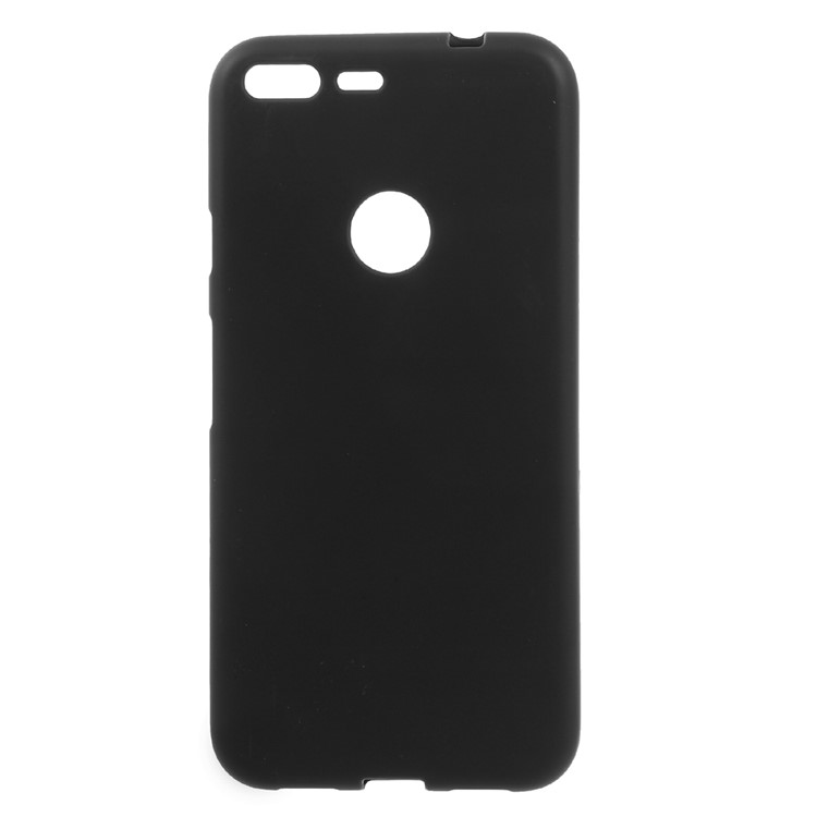 Matte Anti-fingerprint TPU Case Phone Cover for Google Pixel XL - Black-1
