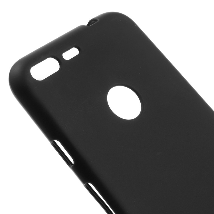 Matte Anti-fingerprint TPU Case Phone Cover for Google Pixel XL - Black-3