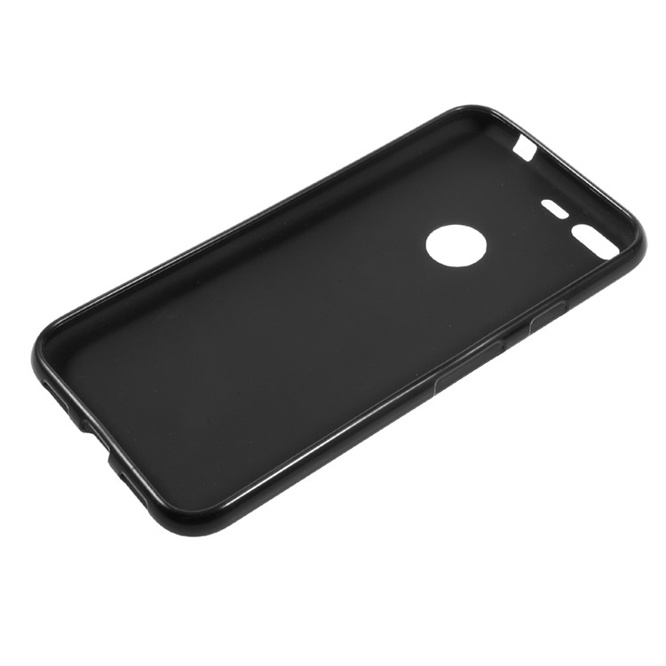 Matte Anti-fingerprint TPU Case Phone Cover for Google Pixel XL - Black-5