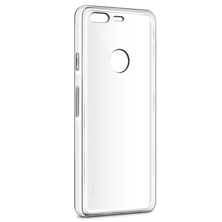 IMAK Glossy Clear TPU Mobile Phone Shell for Google Pixel XL + Screen Protector Film - Transparent-5
