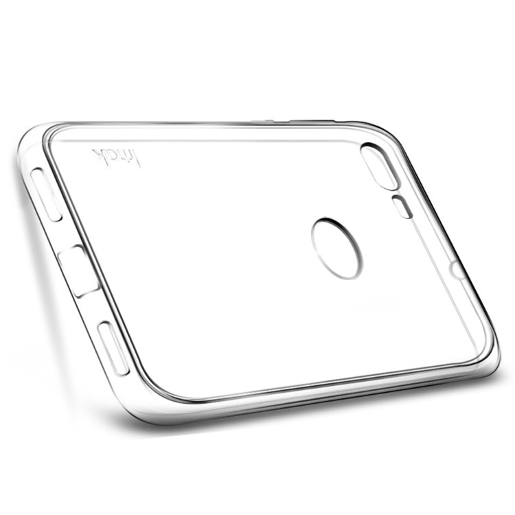 IMAK Glossy Clear TPU Mobile Phone Shell for Google Pixel XL + Screen Protector Film - Transparent-7