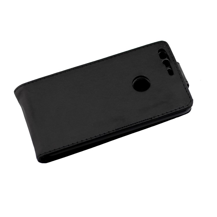 Vertical Flip Google Pixel Leather Case - Black-7