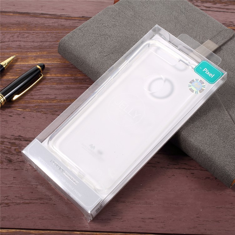 MERCURY GOOSPERY Crystal Clear Soft TPU Phone Case for Google Pixel - Transparent-6