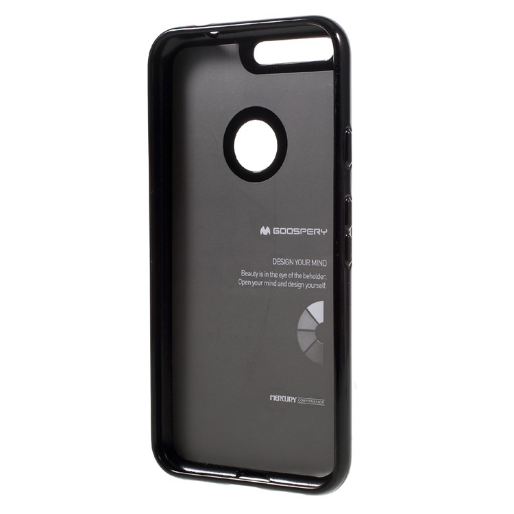 MERCURY GOOSPERY Glitter Powder Jelly TPU Case for Google Pixel XL - Black-3