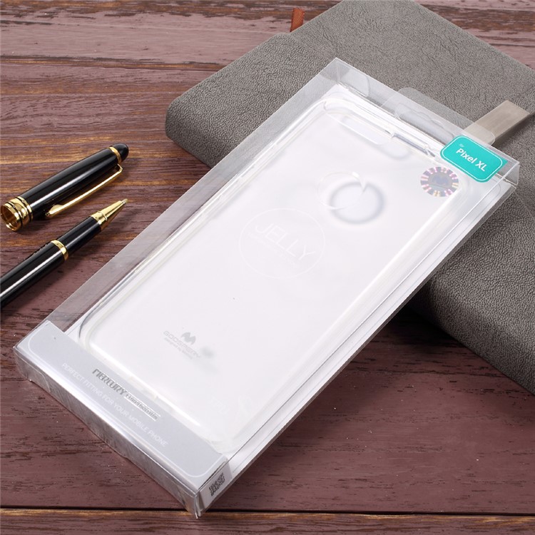 MERCURY GOOSPERY Clear Jelly TPU Mobile Case for Google Pixel XL - Transparent-7