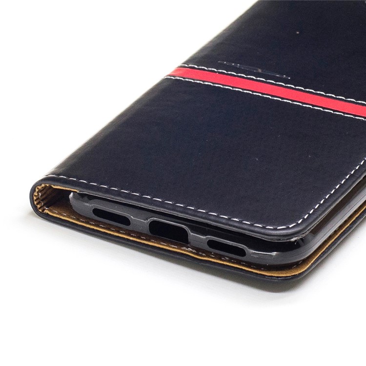 Graceful Series Stitching Leather Wallet Case with Hand Strap for Google Pixel XL - Black-5