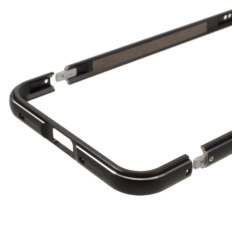 Screw Lock Plated Aluminium Alloy Bumper Case for Google Pixel XL - Black-7